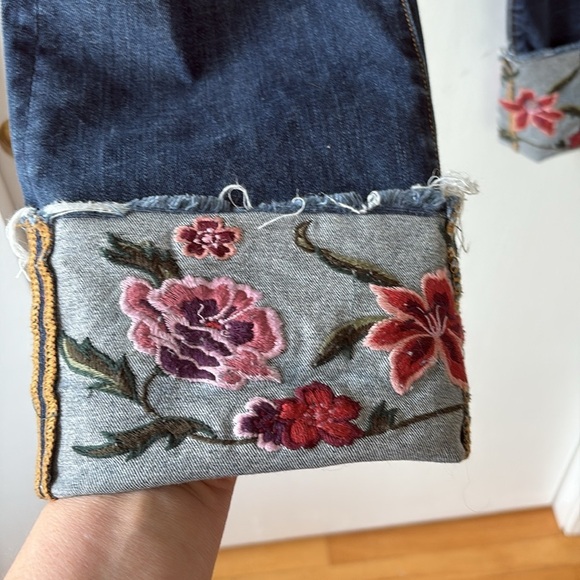Driftwood Colette Embroidered Jeans 32 - Picture 12 of 14